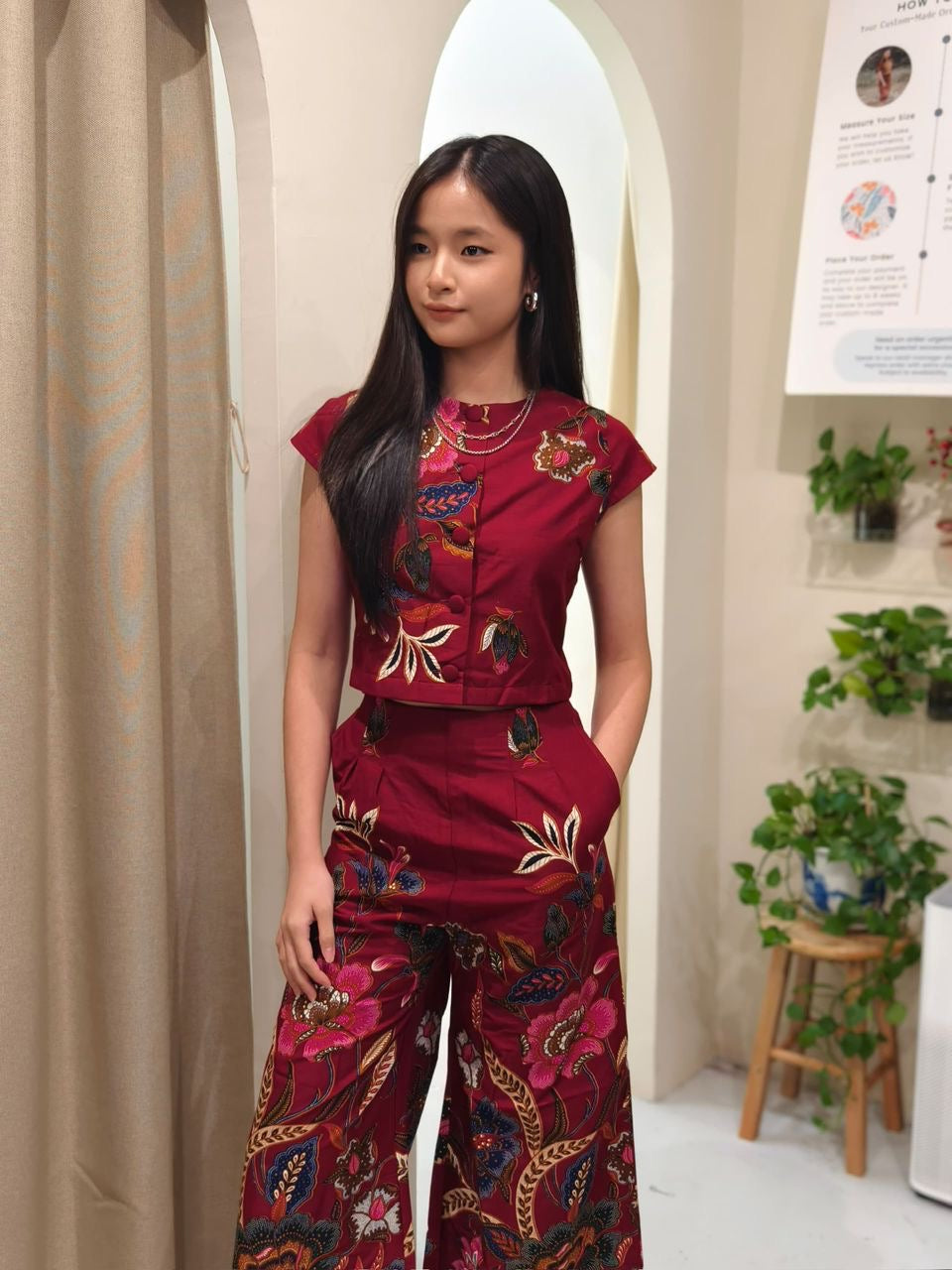 Hibiscus Pants Set