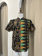Men Short Black Green