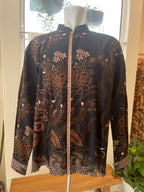 Men Long Black Gold