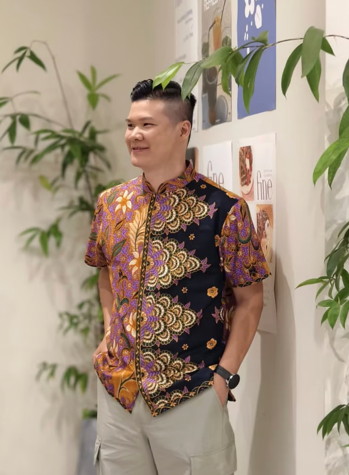 Men Shirt, Short-Sleeved