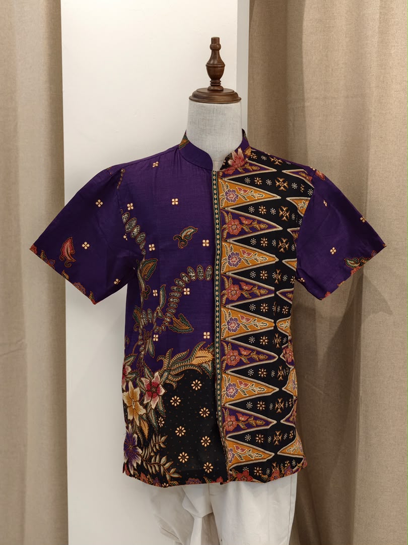 Men Short Purple Black 2
