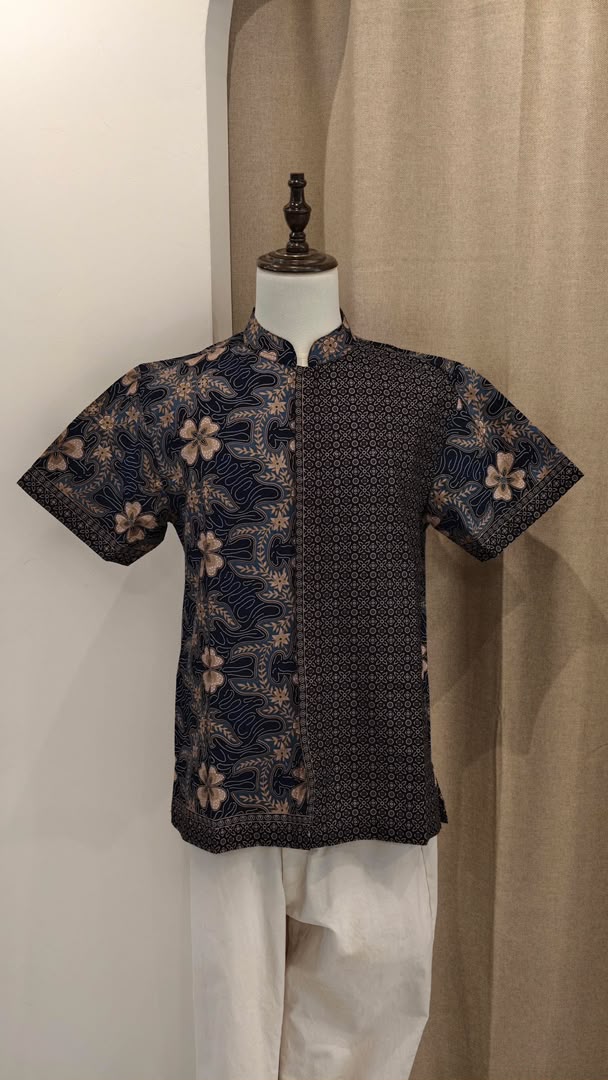 Men Short Brown Blue