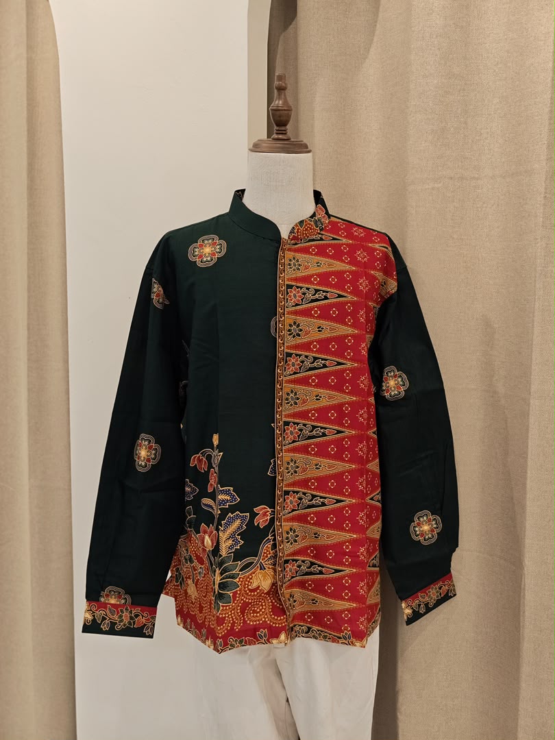 Men Long Green Red