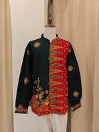 Men Long Green Red