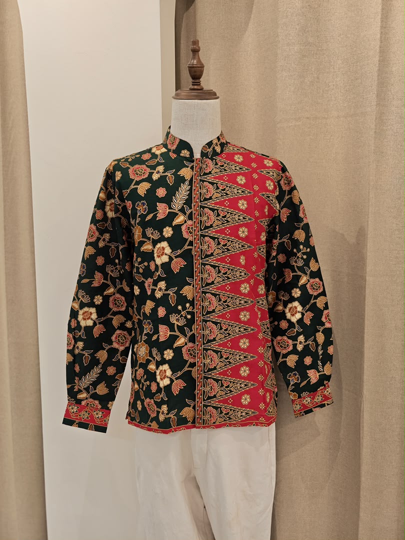 Men Long Green Red 2