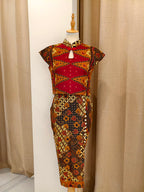 Clover Maroon Black